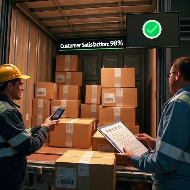 بررسی نهایی بار قبل از تحویل 