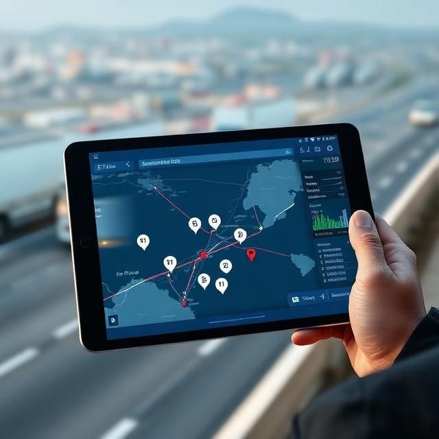۲. سیستم‌های ردیابی آنلاین بار (GPS) و اینترنت اشیا (IoT)