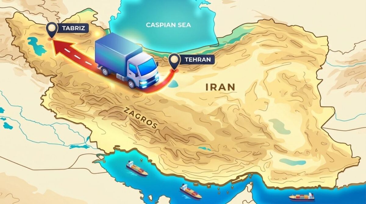 چرا مسیر تهران به تبریز برای حمل بار اهمیت دارد؟