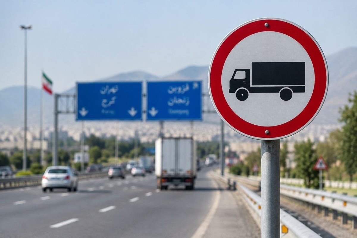 انواع محدودیت‌های تردد کامیون در شهرها